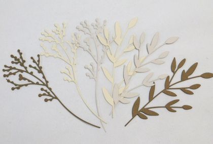 Клонки бежово - 6 бр.