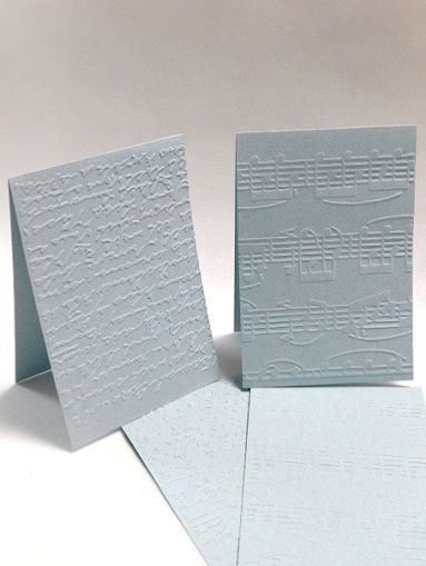 Релефни Заготовки за картички - Letter and Notes - 4  бр.