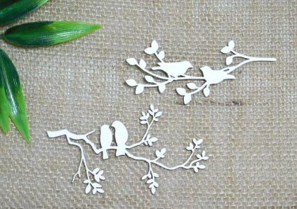 Птички на клонче - 2 бр.