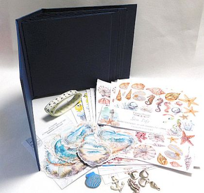 Комплект за малък албум Море - Синьо