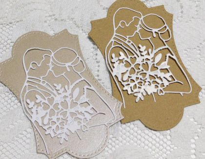 Елементи от хартия - Рамка Малдоженци - 4 елемента