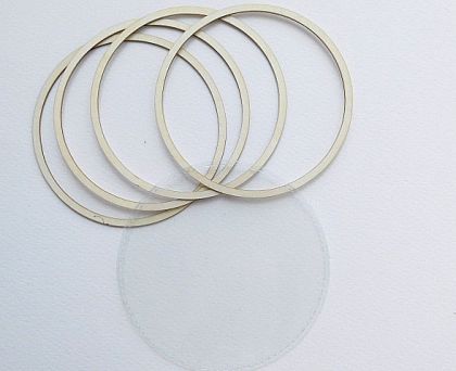 Елементи за шейкър - 4 рамки и ацетатна плака - 8.20 см