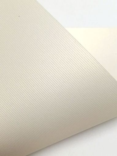 Перлен картон - White Gold Embossed