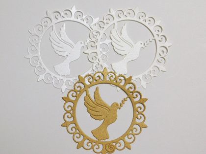 Рамка Гълъб Перла - 3 бр.