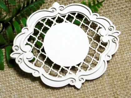 Рамкa двупластова овал с мрежа - 1 бр.