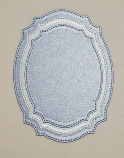 Рамки Перла - Свтло синьо микс - 10 бр 