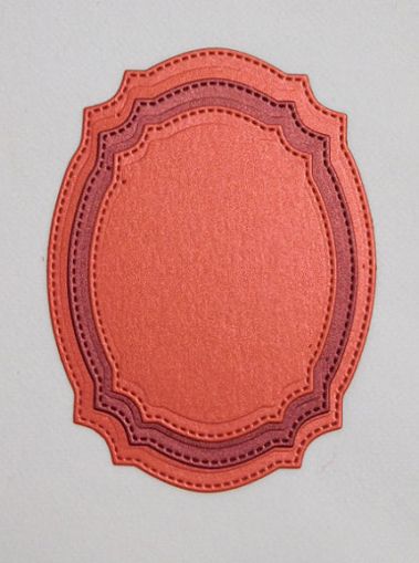 Рамки Перла - Червено микс - 10 бр.