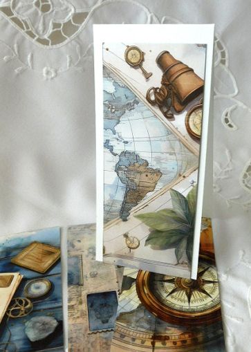 Заготовки за картички - Summer Adventures -  9 елемента