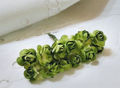 Розички - Зелено-бяло (мини) - 1,60 см