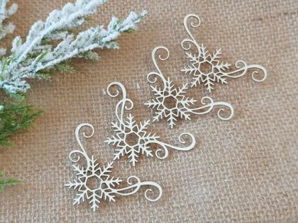 Ъгъл Снежинка - 4 бр.