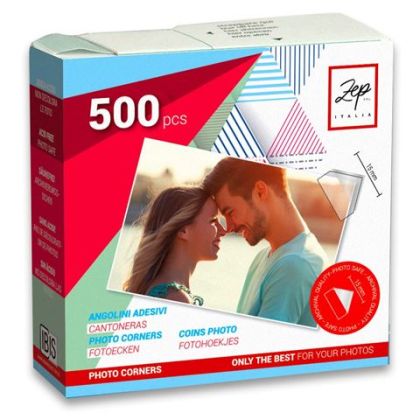 Фото ъгли - самозалепващи прозрачни 500 бр.