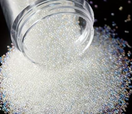 Мини перли - Caviar - Хамелион Прозрачни - 0,6мм - 20 гр.