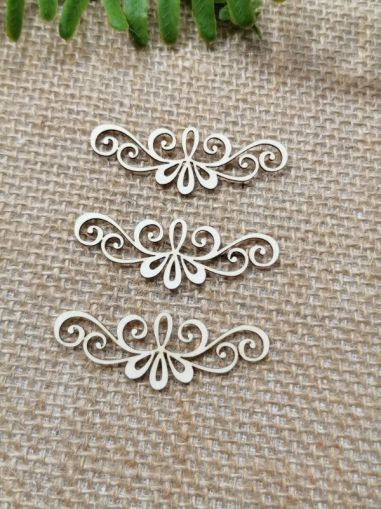 Орнамент - 5,00 х 2,00 см - 3 бр.