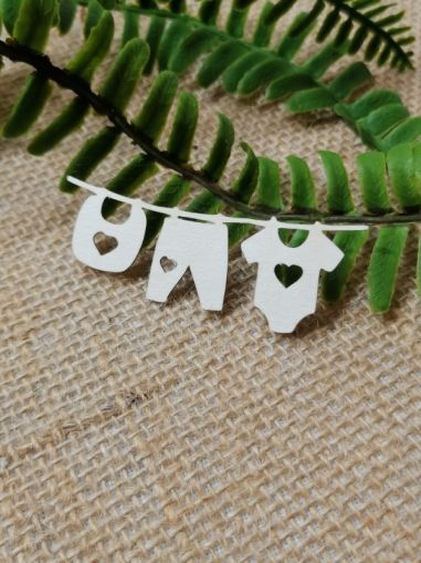 Бебешки истории - Дрешки - 2,20 х 6,50  см - 5 бр.