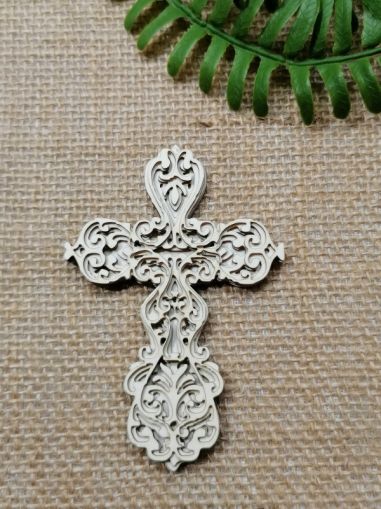 Многопластови 3D Елементи - Кръст - 9,00 х 6,50 см- 1 бр.