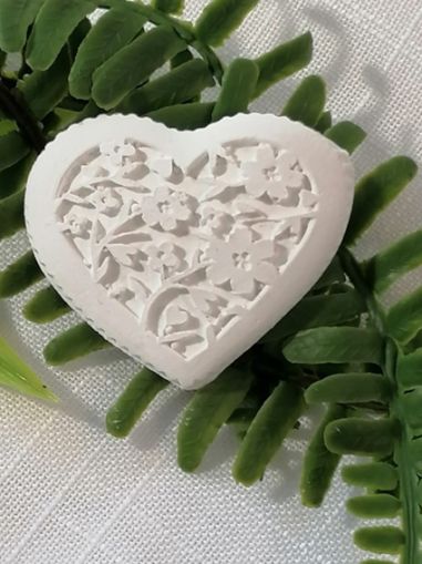 Сърце с цветя - 5,00 х 4,50 см