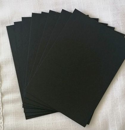 Заготовки за картички - Just Black - 8 бр.