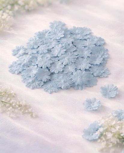Цветенца от хартия - Blue - 100 бр.
