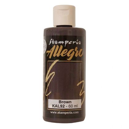 Акрилна боя Stamperia Allegro - Brown - 60 мл.