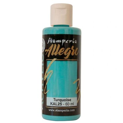 Акрилна боя Stamperia Allegro - Turquoise - 60 мл.