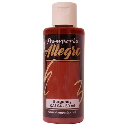 Акрилна боя Stamperia Allegro - Burgundy - 60 мл.