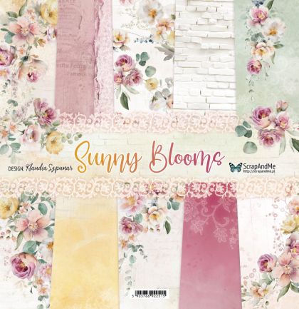 Дизайнерскa хартия - Sunny Blooms - 15 листа