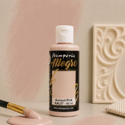 Акрилна боя Stamperia Allegro - Ancient Pink - 60 мл.