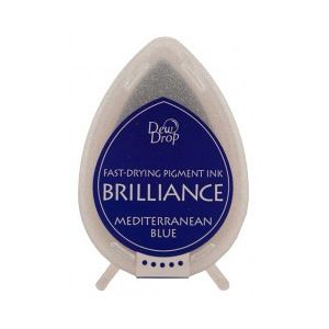 Бързосъхнещ пигментен тампон - BRILLIANCE - Mediterranean Blue