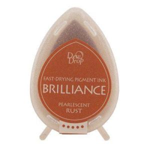Бързосъхнещ пигментен тампон - BRILLIANCE - Pearlescent Rust / Перлена ръжда