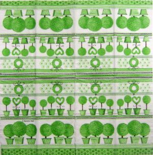 Салфетка 22 х 21.5см. Garden Topiary 050834