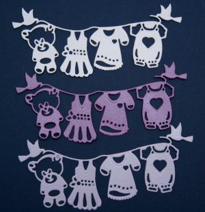 Бебешки дрешки (перлени) #2 - 3бр.