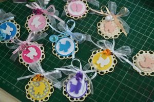 3D Стикери - Baby carriage #4 - 4бр.