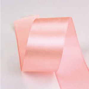 Панделка сатен - Пудра розово - 10 м. №18
