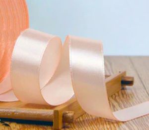 Панделка сатен - Коралов пясък- 10 м №28