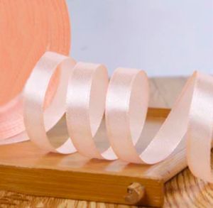 Панделка сатен - Коралов пясък- 10 м №28