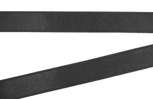 Панделка сатен - Черно - 10м №60