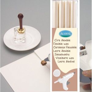 Восък за печати Бяла перла - 1 бр- 11 мм