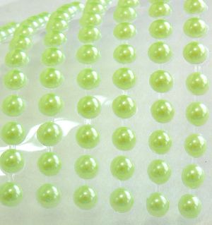 Полусферични перли - Мента  - 84 бр.