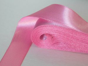 Панделка сатен - Пунш розово - 10м №20