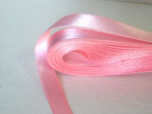 Панделка сатен - Пудра розово - 10 м. №18