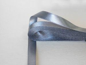 Панделка сатен - Платина сиво - 10 м №45