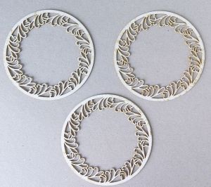 Рамка Орнаменти кръгла -  3бр. - 9,50 см
