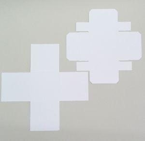 Заготовки за експлоадиращи кутии - 2 бр.- Бяло