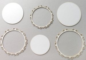 Рамка Орнаменти кръгла  - 3 размера