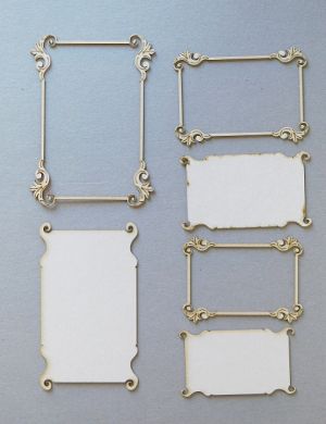 Рамка Орнаменти правоъгълна - 3 размера