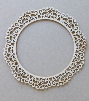 Рамка  Орнаменти кръгла - 3 размера с основи