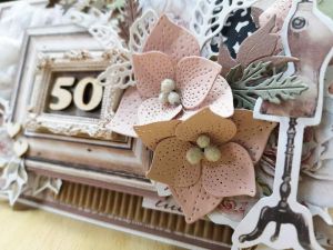 Цветя - перлени - 9 бр.