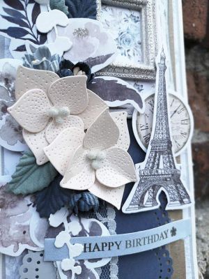 Цветя - пастелни - 9 бр.