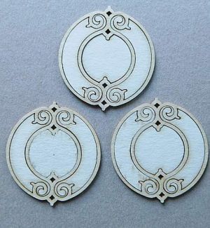 Рамка кръгла - 3 бр