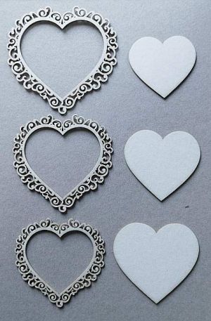 Рамка Сърце-  3 размера